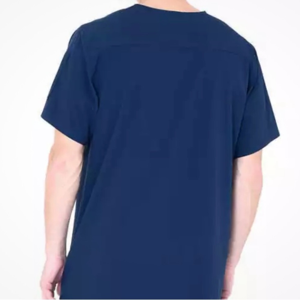 BT Supply Co Men's V-Neck Scrub Top size M NAVY BLUE NWT